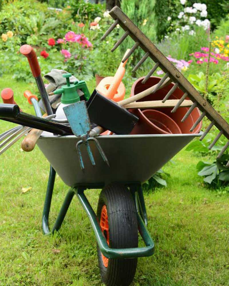 Talicska kertiszerszámokkal